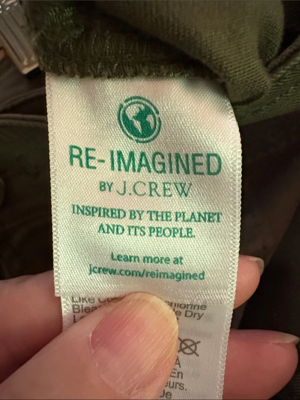 J. Crew Olive Utility Cargo Pants